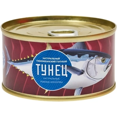 Тунец натуральный Камчатрыбфлот 185г -0}