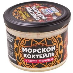 Коктейль кальмар в соусе Терияки 180г 