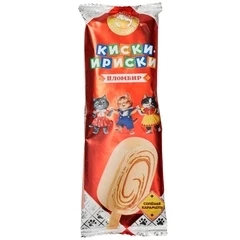 Мороженое Эскимо Киски-Ириски с соленой карамелью 75г