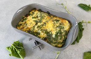 Фриттата с лисичками