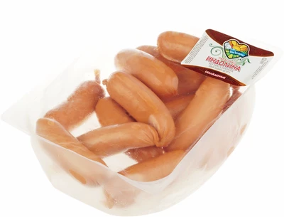 Сардельки из индейки Индолина 500г-1}