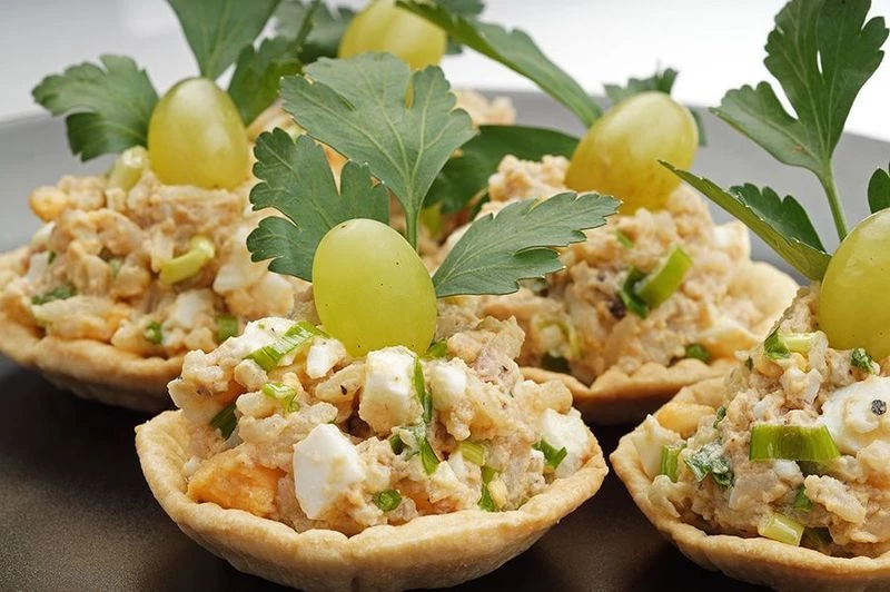 Тарталетки из пресного теста