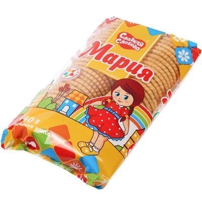 Печенье Мария затяжное Сладкая слобода 440г-0}