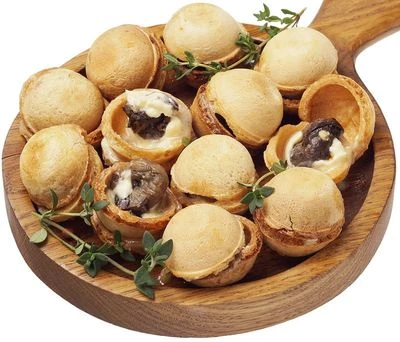 Улитка в вафельных тарталетках в соусе Страсбург 125г-0}