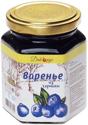 Варенье из черники натуральный продукт 250г-0}