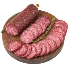 Колбаса сырокопченая Еврейская Экстра Гранд Мясъе ~350г