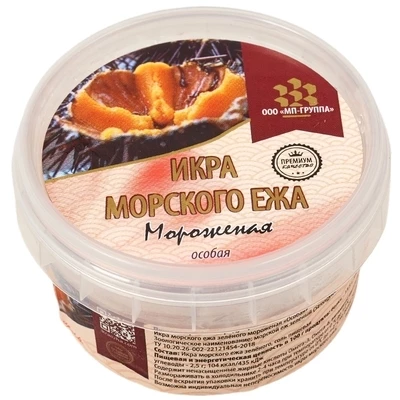 Икра морского ежа зеленого замороженная 50г-1}