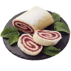 Рулет бисквитный с клюквенным джемом Деликатеска 250г