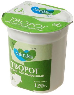 Творог мягкий обезжиренный 120г купить в Москве с доставкой на дом от ...