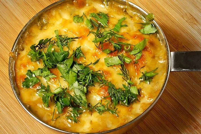 Жюльен с белыми грибами