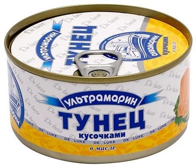 Тунец кусочками в масле 185г-0}