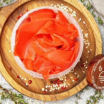 Имбирь маринованный розовый от Шефа 250г-0}