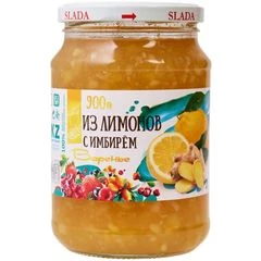 Варенье Имбирь-лимон Слада 900г