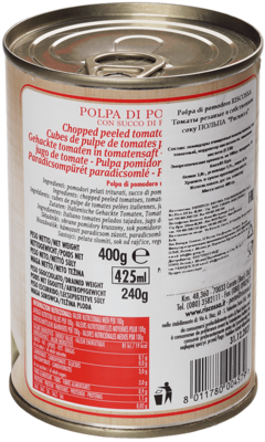 Помидоры резаные в собственном соку Польпа 400г-1}