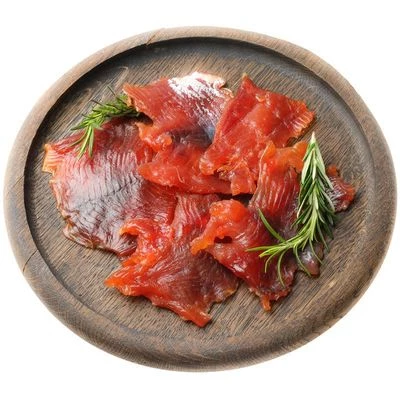 Горбуша вяленая копченая джерки Деликатеска150г - купить в Москве по выгодной цене в интернет-магазине Деликатеска.ру