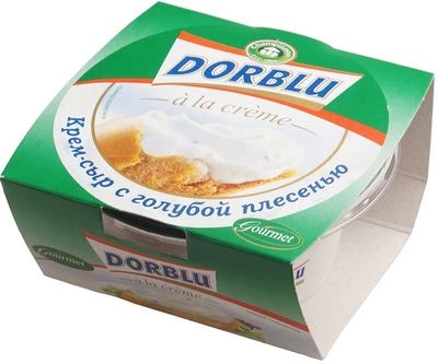 Крем сыр Дорблю с голубой плесенью 65% жир. 80г-0}