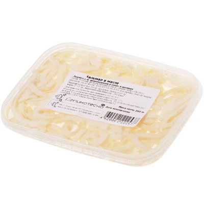 Кальмар в масле пресервы 200г-1}