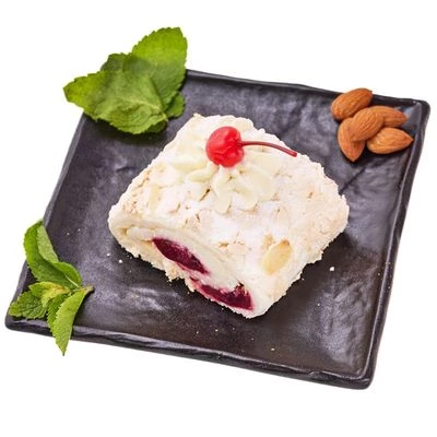 Рулет Меренговый с вишней Деликатеска 180г-0}