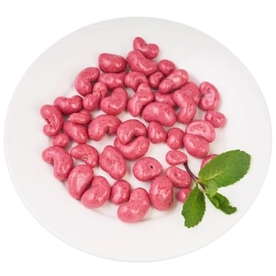 Конфеты Sweet&Go в брусничной глазури с цельным кешью 80г-1}