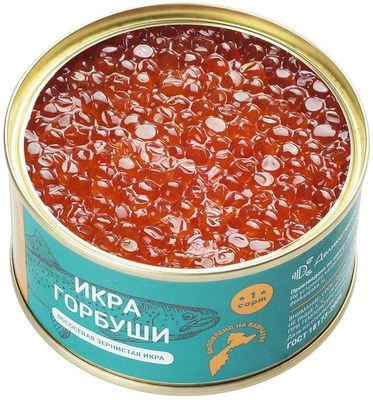 Икра красная горбуши отборная 140г-1}
