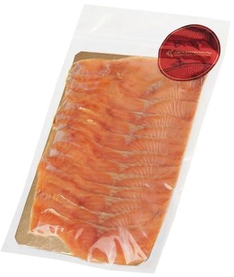 Кета филе-ломтики без консервантов спецпосол Деликатеска 300г-1}