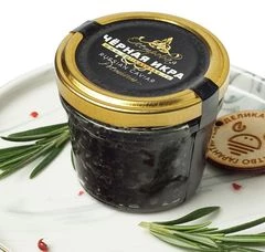 Икра черная осетровая забойная Деликатеска 100г