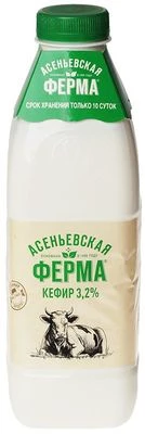 Кефир фермерский 3.2% жир. на живых грибках 900г-0}