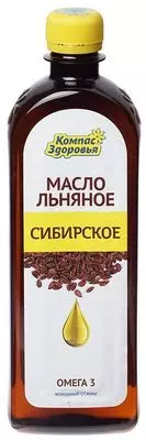 Масло льняное нерафинированное холодный отжим богатое омега3 Сибирское ...
