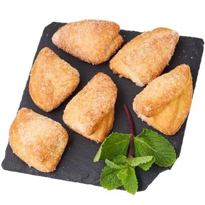 Печенье сдобное Творожные ушки Деликатеска 300г-1}