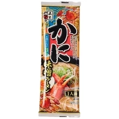 Лапша Рамен Kumamon no Kumamoto со вкусом краба и мисо Япония 114г