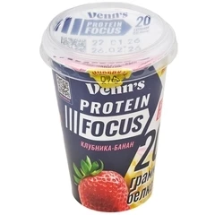 Напиток высокобелковый обезжиренный Клубника-банан Venn`s 250г