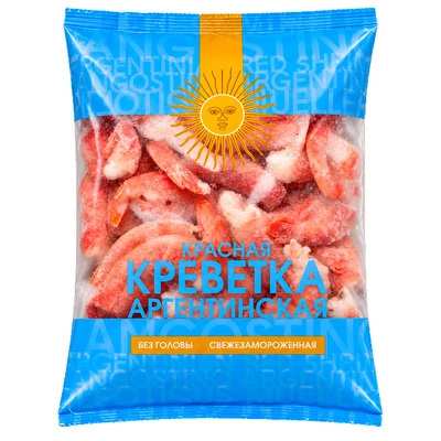 Креветки красные аргентинские без головы С1 30/55 1кг-0}