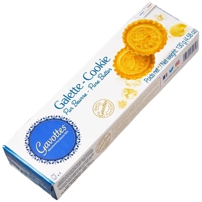 Печенье Galette на сливочном масле классическое Франция 130г-1}