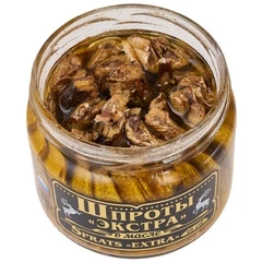 Шпроты Экстра в масле Вкусные консервы 270г