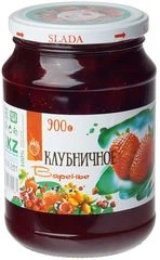Варенье Клубничное Слада без ГМО 100% натуральное 900г