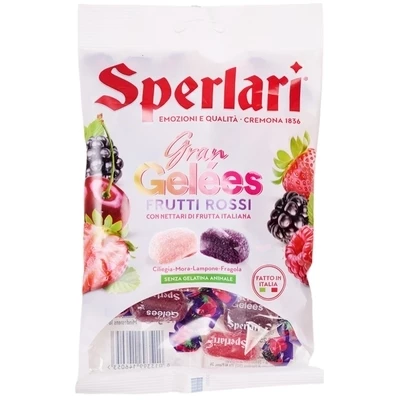 Мармелад желейно-фруктовый Frutti Rossi Sperlari Италия 175г-0}