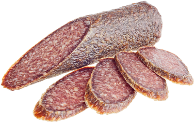 Колбаса Еврейская сырокопченая ~170г-0}