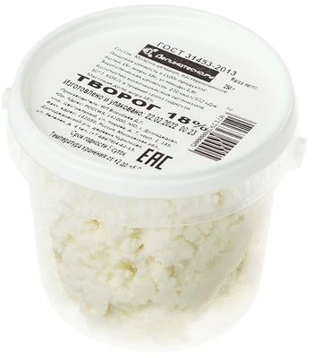 Творог 18% жир. 5 суток Деликатеска 250г -1}