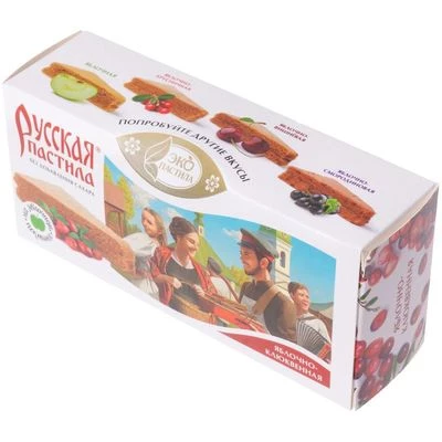 Пастила Русская Яблочно-клюквенная 45г-0}