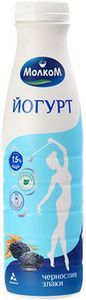 Йогурт Чернослив-злаки 1,5% жир., 450г