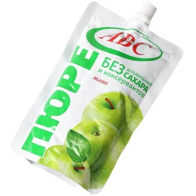 Пюре Яблочное без сахара АВС Беларусь 200г-1}