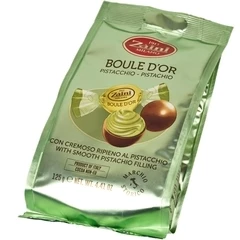 Шоколадные конфеты Пралине из молочного шоколада Boule D'or с фисташковым кремом Италия 125г