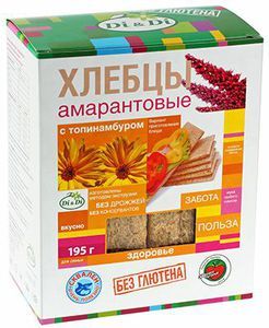 Хлебцы амарантовые с топинамбуром 195г