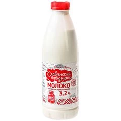 Молоко ультрапастеризованное Славянские традиции 3.2% жир. 900мл