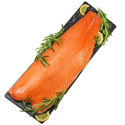 Филе семги чилийской на коже Trim Д ~2кг -0}