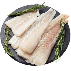 Филе трески порционное без кожи хвостовая часть ~700г