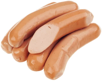 Сосиски фермерские вареные ~300г-0}