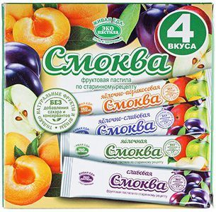 Смоква эко-пастила 4 вкуса 120г