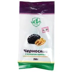 Конфеты Чернослив с грецким орехом Эко Фудс 250г