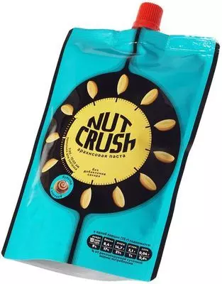 Паста арахисовая без сахара NutCrush Булочка с корицей и карамелью Zero ...